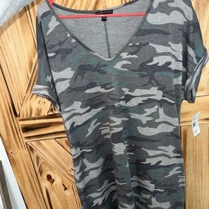 NWT Camo T-shirt dress